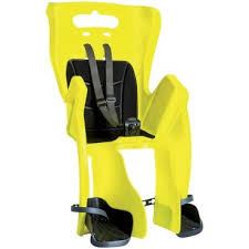 Кресло заднее BELLELLI Little Duck Standart Hi-Viz на вертик.трубу рамы, до 22 кг (желтый)