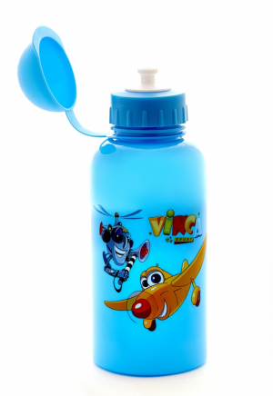 Фляга 300 мл VINCA детская с защитой от пыли (blue)